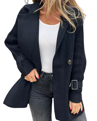 Isola | Mid-Length Double-Breasted Coat