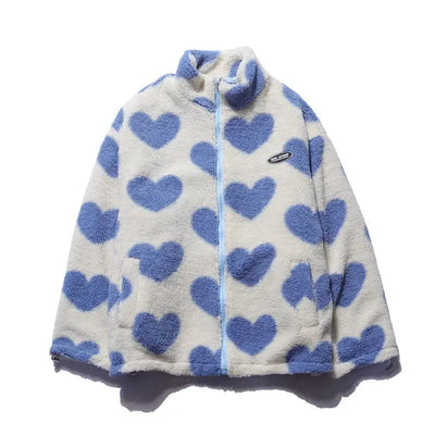 Daria | Reversible jacket with hearts
