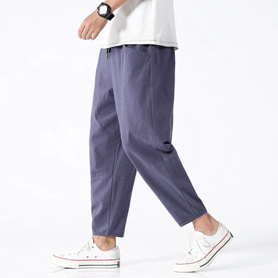 Abram | Cropped Linen Pants