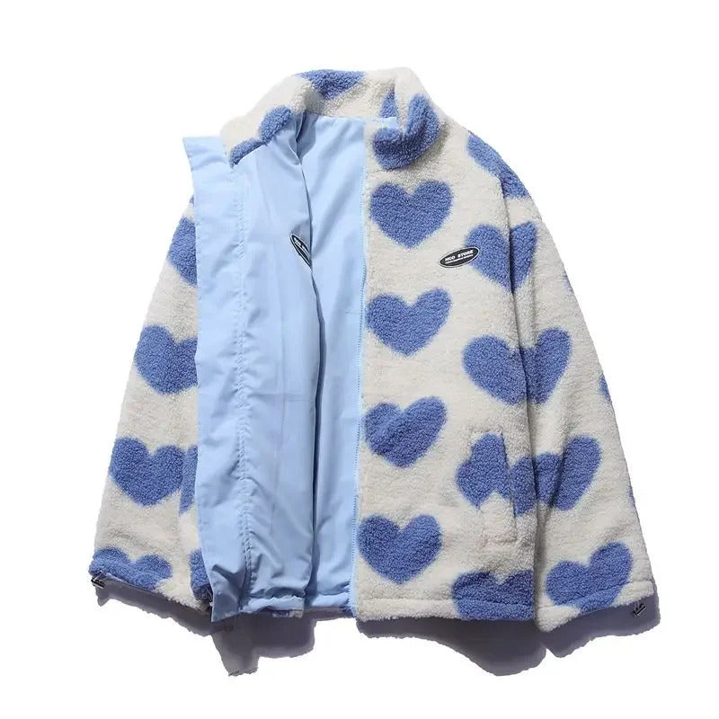 Daria | Reversible jacket with hearts