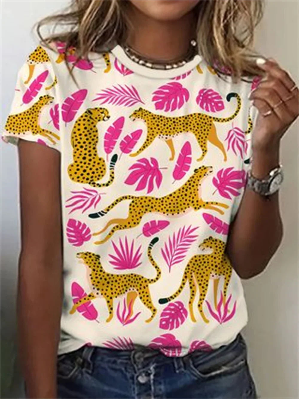 Zosia | Animal Print Nature-Inspired Top