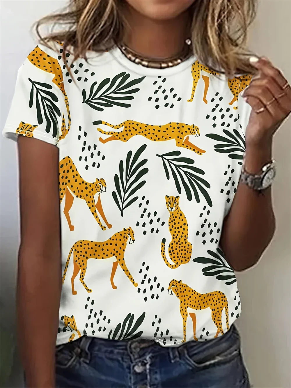 Zosia | Animal Print Nature-Inspired Top