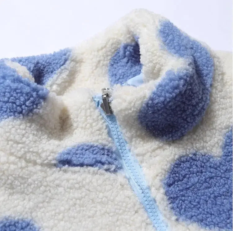 Daria | Reversible jacket with hearts