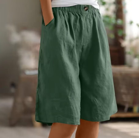 ZYLA | LINEN COMFORT RELAXED SHORTS