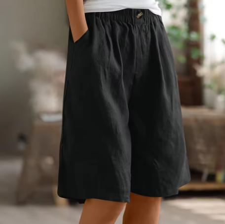 ZYLA | LINEN COMFORT RELAXED SHORTS