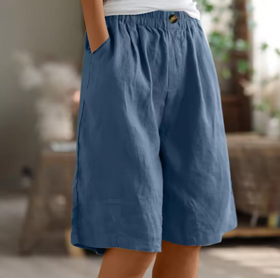 ZYLA | LINEN COMFORT RELAXED SHORTS