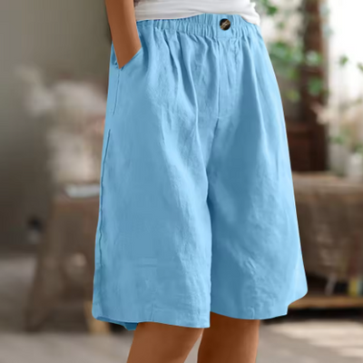 ZYLA | LINEN COMFORT RELAXED SHORTS