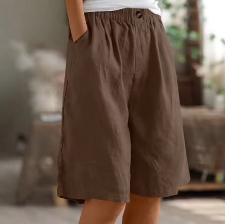ZYLA | LINEN COMFORT RELAXED SHORTS