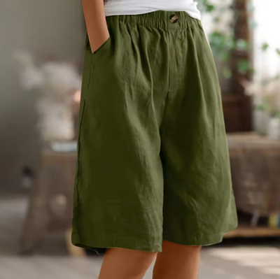 ZYLA | LINEN COMFORT RELAXED SHORTS