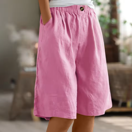 ZYLA | LINEN COMFORT RELAXED SHORTS