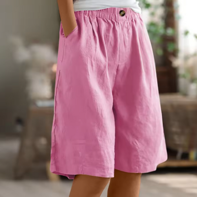 ZYLA | LINEN COMFORT RELAXED SHORTS