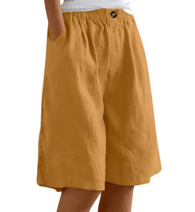 ZYLA | LINEN COMFORT RELAXED SHORTS