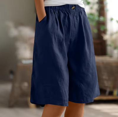 ZYLA | LINEN COMFORT RELAXED SHORTS