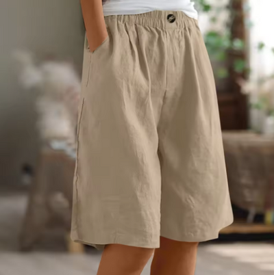 ZYLA | LINEN COMFORT RELAXED SHORTS