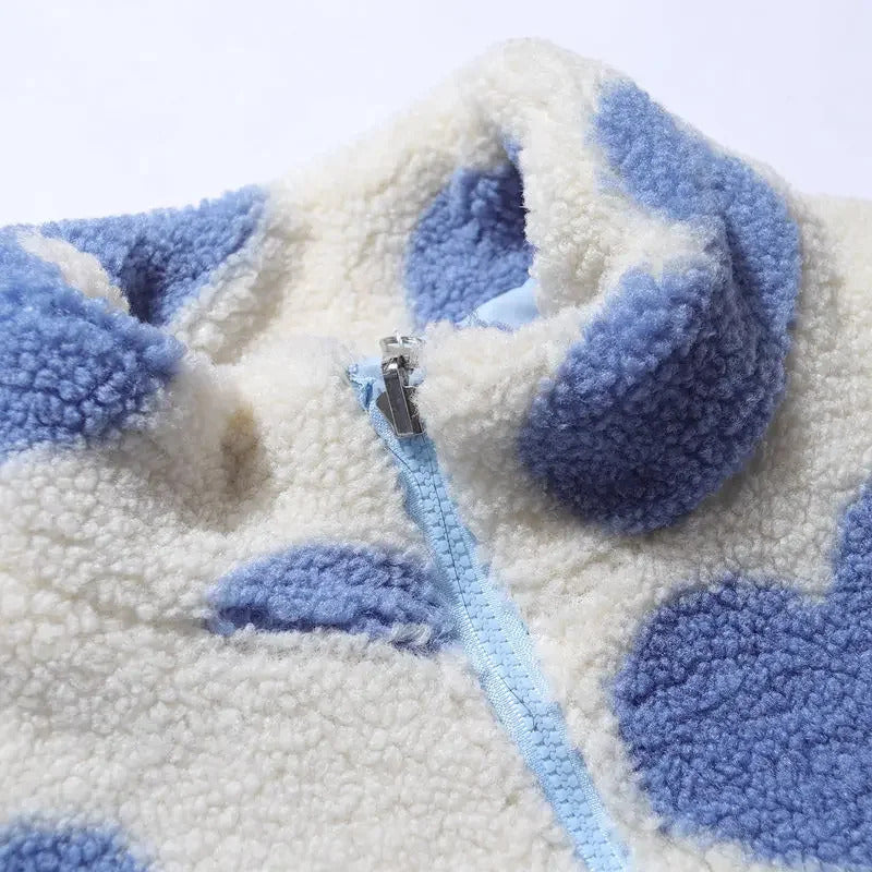 Daria | Reversible jacket with hearts