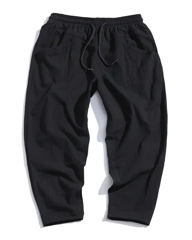 Abram | Cropped Linen Pants