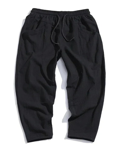 Abram | Cropped Linen Pants