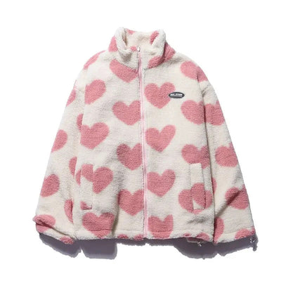 Daria | Reversible jacket with hearts