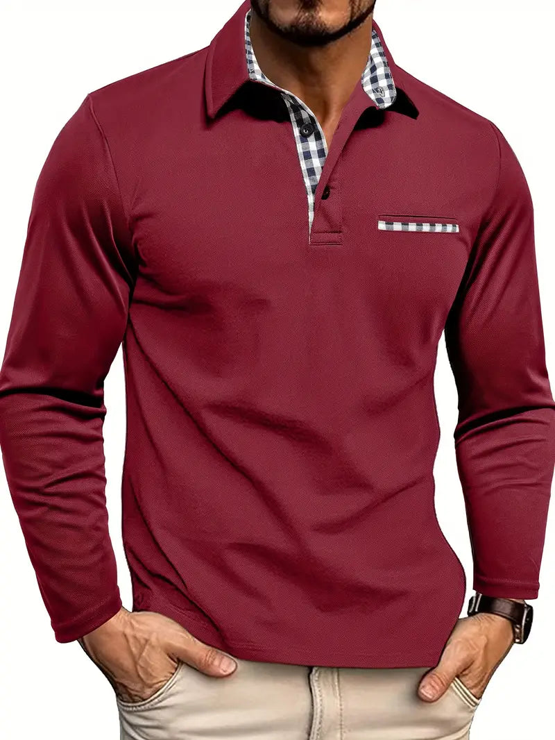 Jason | Polo Shirt with Long Sleeves