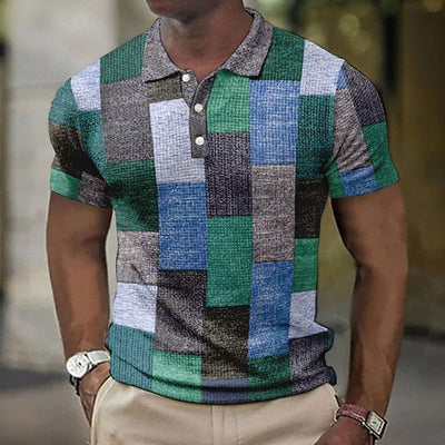 Elowen | Stylish Checkered Polo Shirt