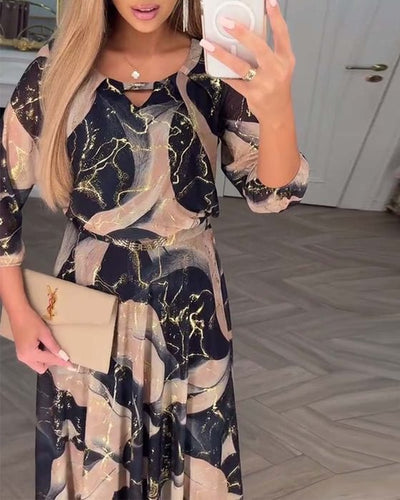 Anna | Elegant chiffon dress