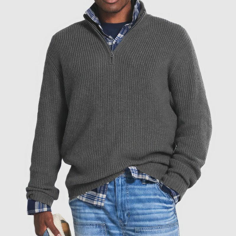 Arlen | Knitted Zip Sweater for Men