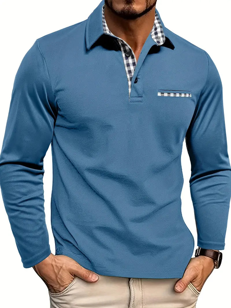 Jason | Polo Shirt with Long Sleeves