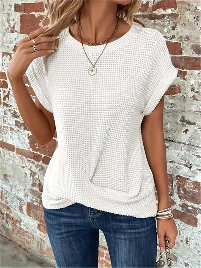 Elise | Chic Relaxed Round Neck Top