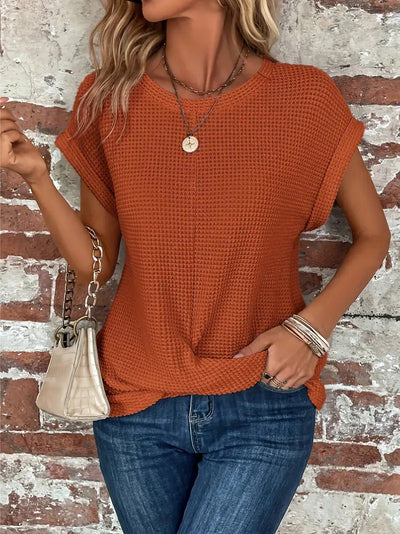 Elise | Chic Relaxed Round Neck Top