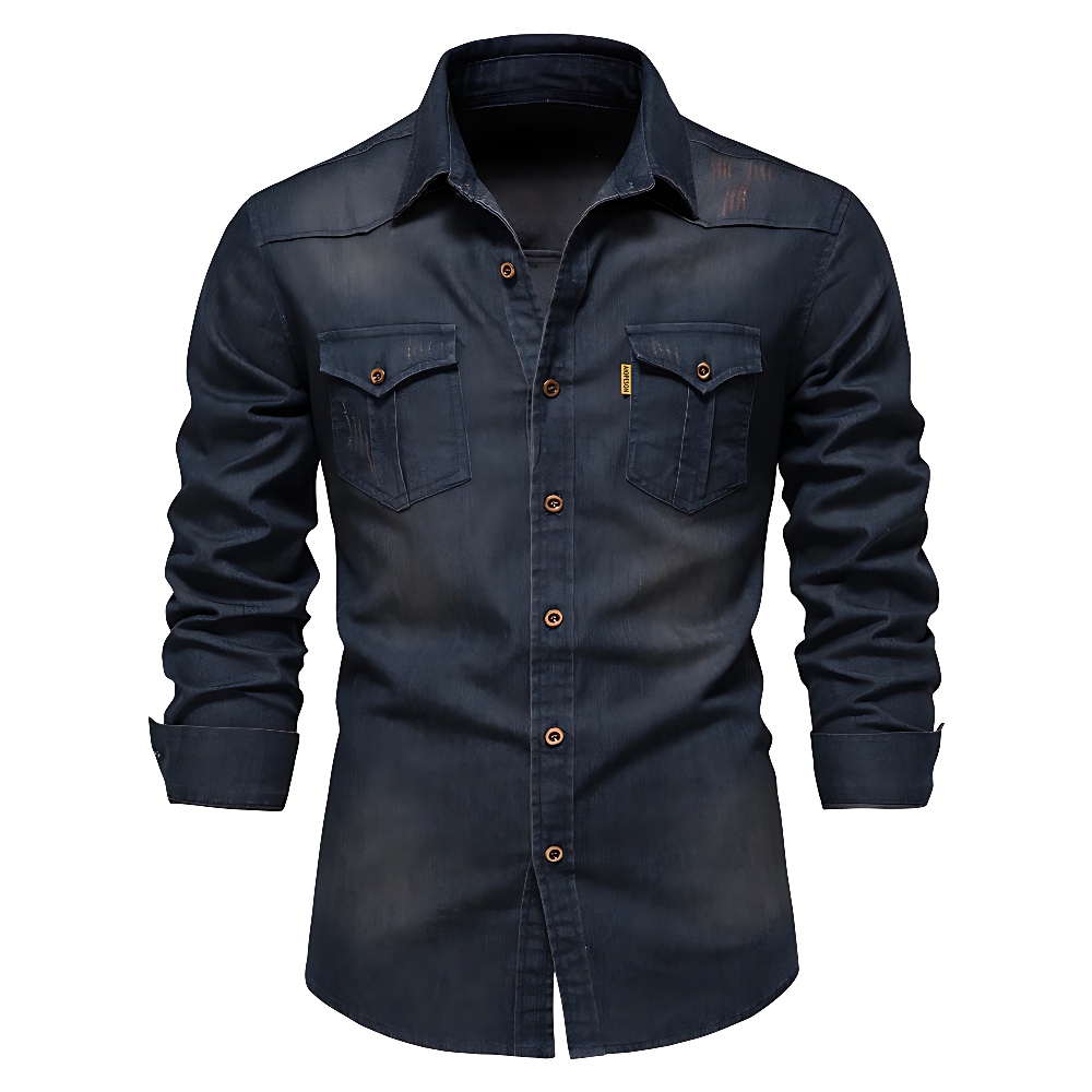 Kilian | High-quality cotton denim shirt