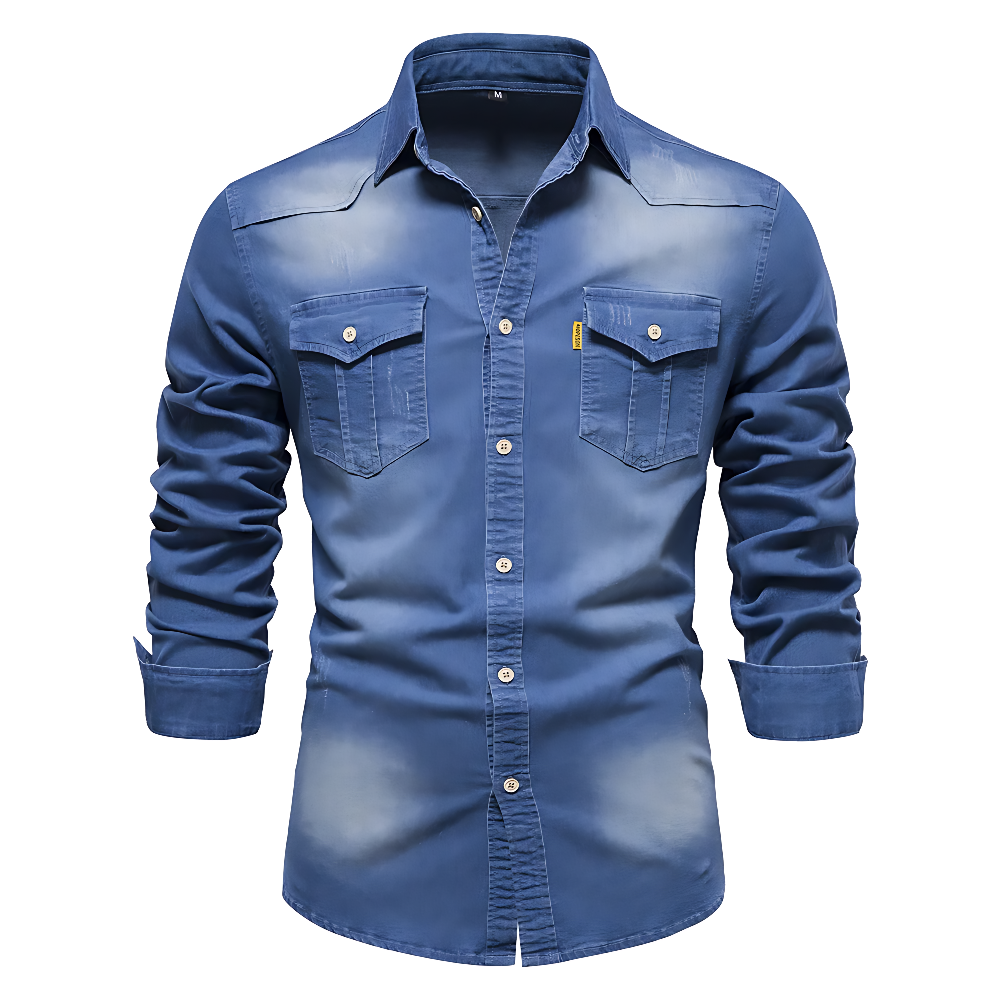 Kilian | High-quality cotton denim shirt