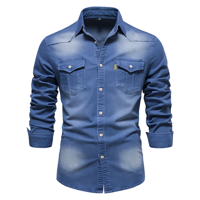 Kilian | High-quality cotton denim shirt